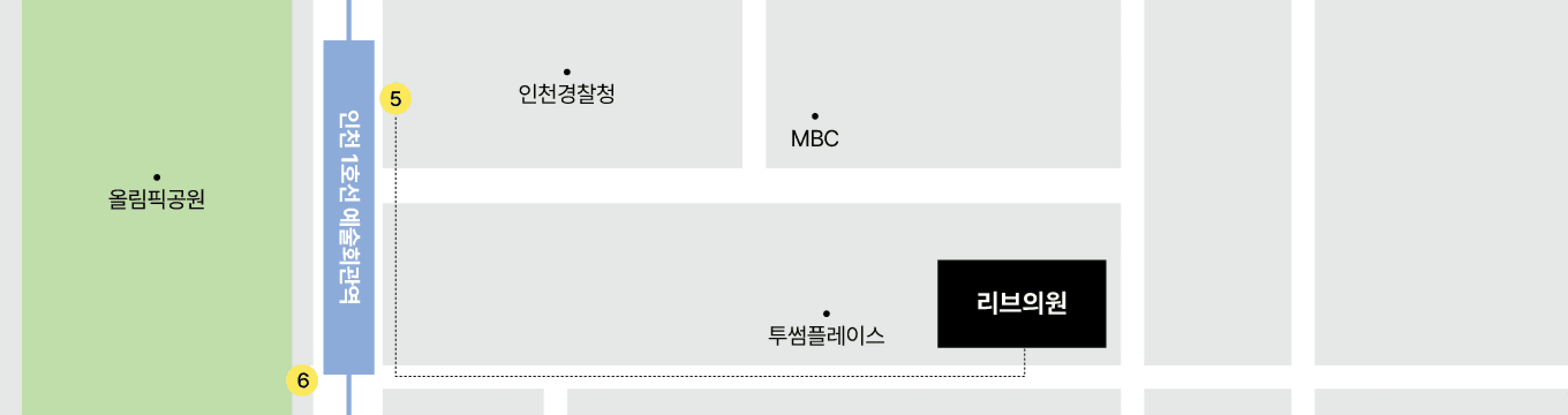 오시는 길 지도