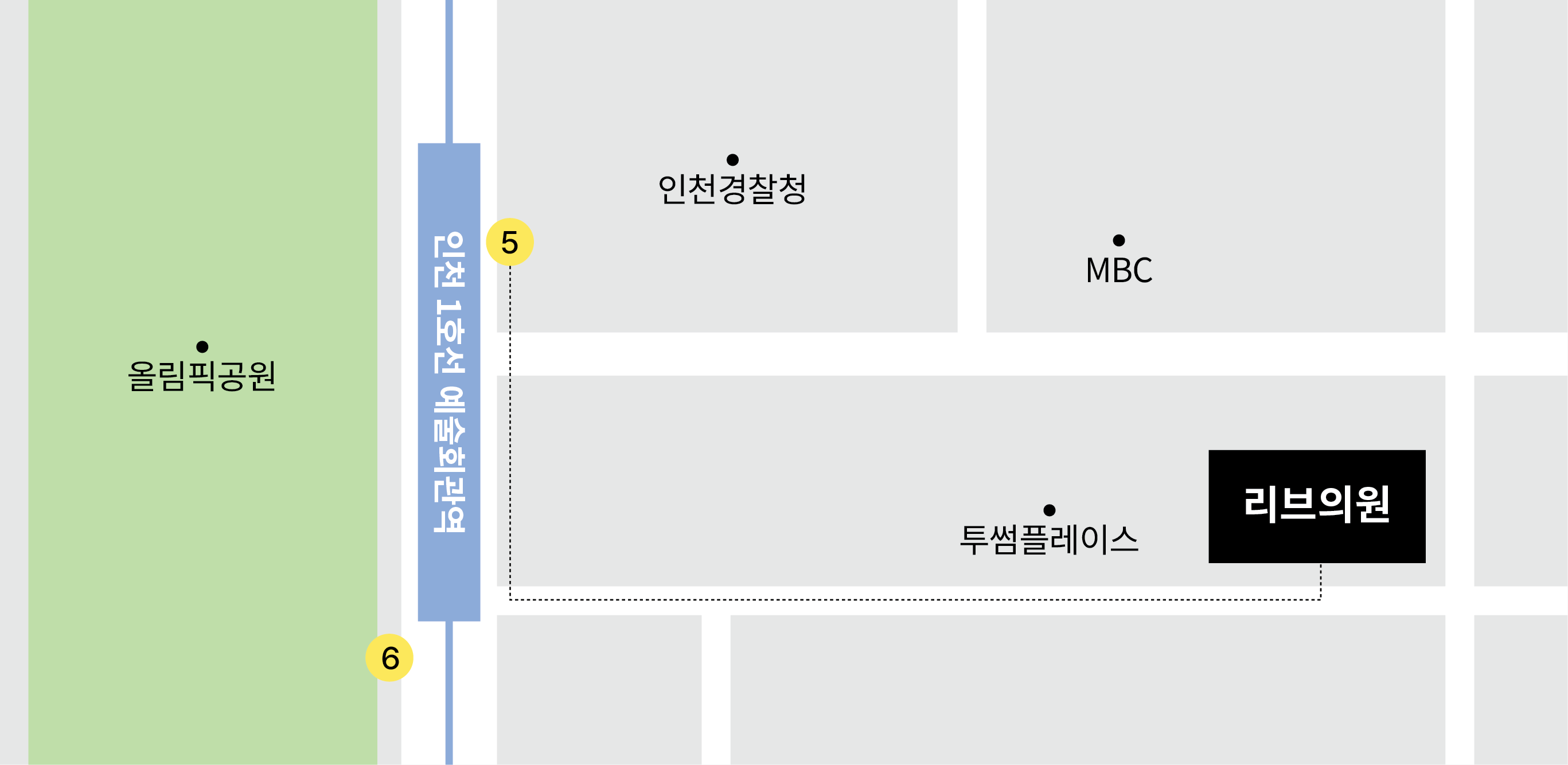 오시는 길 지도